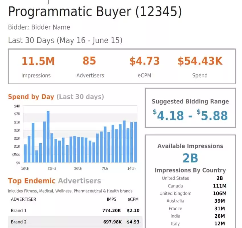 Programmatic Buyer Report Programmatic Buyer Report